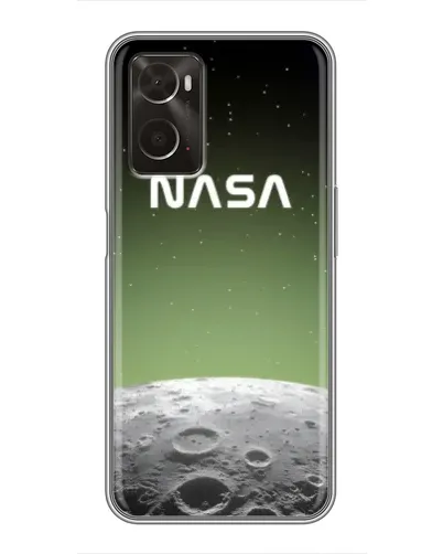Чехол для OPPO A96 с картинкой «NASA — лунный градиент» Чехол для OPPO A96 с картинкой «NASA — лунный градиент»