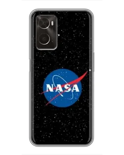 Чехол для OPPO A96 с картинкой «NASA — звездное небо»