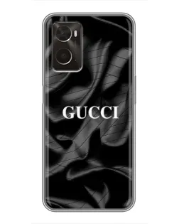 Чехол для OPPO A96 с картинкой «Gucci — шелковые волны» Чехол для OPPO A96 с картинкой «Gucci — шелковые волны»