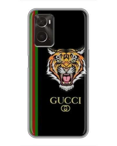 Чехол для OPPO A96 с картинкой «Тигр Gucci»