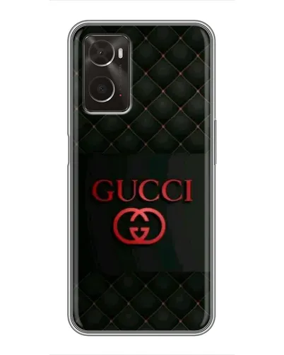 Чехол для OPPO A96 с картинкой «Gucci — стеганый черный»