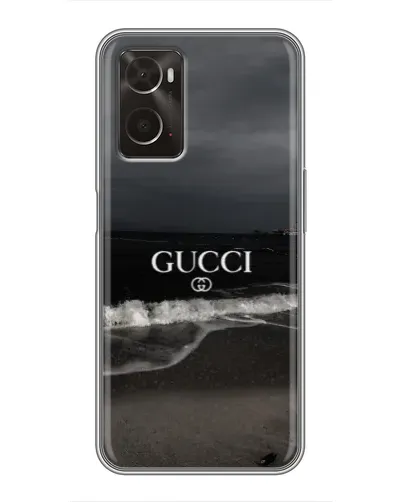 Чехол для OPPO A96 с картинкой «Gucci — морской прибой»