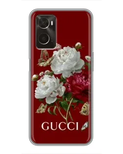 Чехол для OPPO A96 с картинкой «Gucci —  сад»