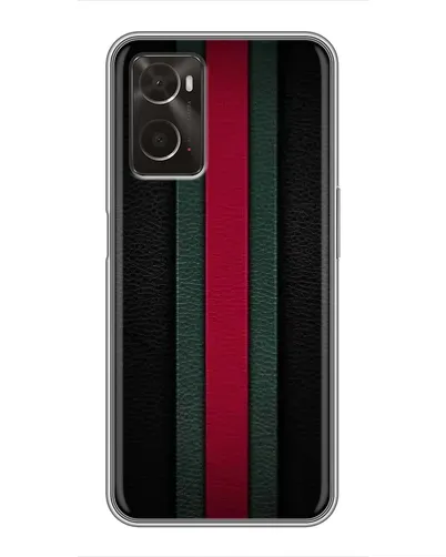 Чехол для OPPO A96 с картинкой «Gucci — неоновая линия»