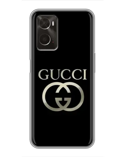 Чехол для OPPO A96 с картинкой «Gucci — золото на черном» Чехол для OPPO A96 с картинкой «Gucci — золото на черном»