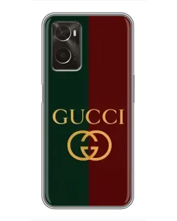 Чохол для OPPO A96 з картинкою «Gucci — темно-зелений градієнт» Чохол для OPPO A96 з картинкою «Gucci — темно-зелений градієнт»