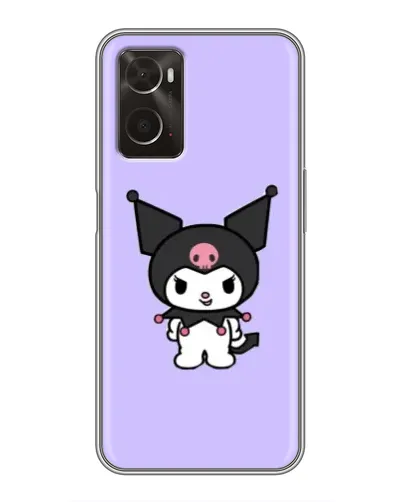 Чехол для OPPO A96 с картинкой «Kuromi — нежный фиолетовый»