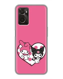 Чехол для OPPO A96 с картинкой «Kuromi и My Melody» Чехол для OPPO A96 с картинкой «Kuromi и My Melody»