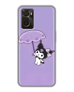 Чехол для OPPO A96 с картинкой «Kuromi с зонтиком» Чехол для OPPO A96 с картинкой «Kuromi с зонтиком»