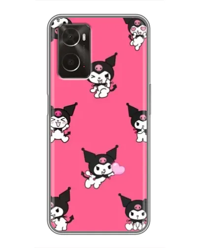 Чехол для OPPO A96 с картинкой «Паттерн с Куроми»