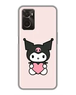Чехол для OPPO A96 с картинкой «Kuromi и сердце» Чехол для OPPO A96 с картинкой «Kuromi и сердце»