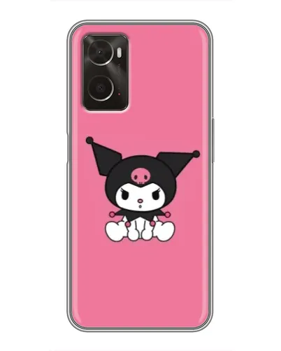 Чехол для OPPO A96 с картинкой «Хмурая Kuromi»
