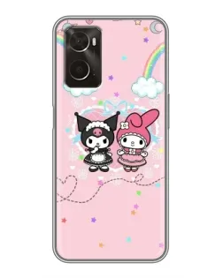 Чехол для OPPO A96 с картинкой «My Melody и Kuromi» Чехол для OPPO A96 с картинкой «My Melody и Kuromi»