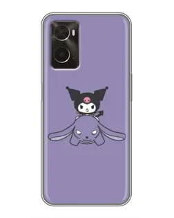Чехол для OPPO A96 с картинкой «Kuromi на лиловом фоне» Чехол для OPPO A96 с картинкой «Kuromi на лиловом фоне»