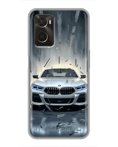 Чехол для OPPO A96 с картинкой «BMW в свете фар» Чехол для OPPO A96 с картинкой «BMW в свете фар»