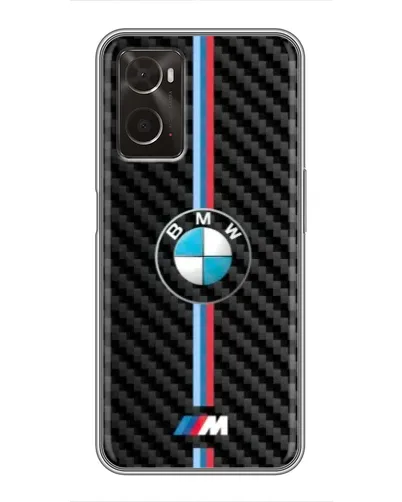 Чехол для OPPO A96 с картинкой «Эмблема BMW и карбон» Чехол для OPPO A96 с картинкой «Эмблема BMW и карбон»