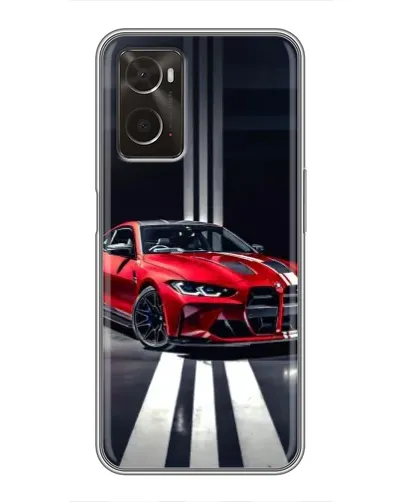 Чехол для OPPO A96 с картинкой «Красная BMW на дороге» Чехол для OPPO A96 с картинкой «Красная BMW на дороге»