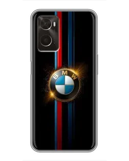 Чехол для OPPO A96 с картинкой «BMW M-Power неон»
