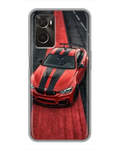 Чехол для OPPO A96 с картинкой «BMW на красной дорожке» Чехол для OPPO A96 с картинкой «BMW на красной дорожке»