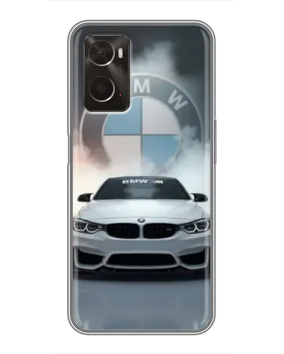 Чехол для OPPO A96 с картинкой «BMW в белом дыму» Чехол для OPPO A96 с картинкой «BMW в белом дыму»