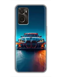 Чохол для OPPO A96 з картинкою «BMW — вогні неону» Чохол для OPPO A96 з картинкою «BMW — вогні неону»