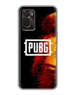 Чохол для OPPO A96 з картинкою «Яскравий логотип PUBG»