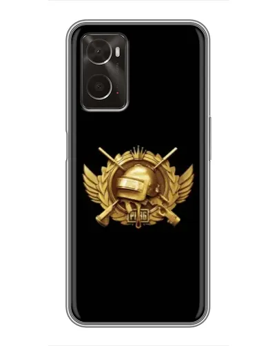 Чохол для OPPO A96 з картинкою «PUBG — помаранчевий градієнт»