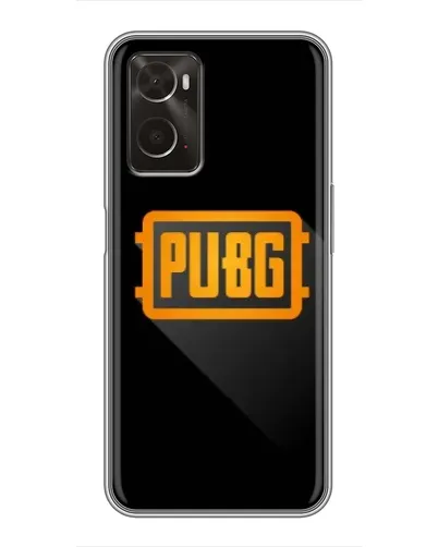 Чохол для OPPO A96 з картинкою «PUBG — рамка лого»
