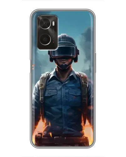 Чохол для OPPO A96 з картинкою «PUBG — реалістичний герой»