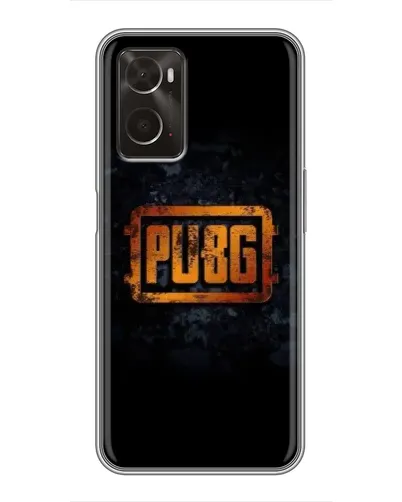 Чохол для OPPO A96 з картинкою «PUBG — золотий логотип»