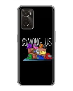 Чохол для OPPO A96 з картинкою «Логотип Among Us»
