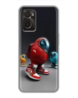 Чохол для OPPO A96 з картинкою «Among Us — 3D стиль»
