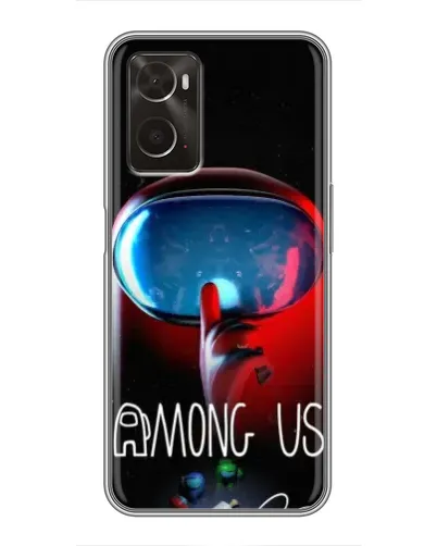 Чохол для OPPO A96 з картинкою «Червоний імпостер — макро» Чохол для OPPO A96 з картинкою «Червоний імпостер — макро»
