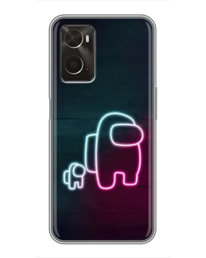 Чохол для OPPO A96 з картинкою «Among Us неон-арт» Чохол для OPPO A96 з картинкою «Among Us неон-арт»