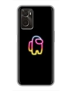 Чохол для OPPO A96 з картинкою «Among Us градієнт»