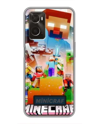 Чохол для OPPO A96 з картинкою «Minecraft герої гри» Чохол для OPPO A96 з картинкою «Minecraft герої гри»