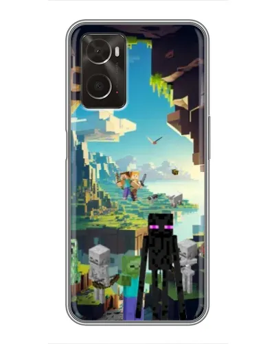 Чохол для OPPO A96 з картинкою «Ендермен у лісі» Чохол для OPPO A96 з картинкою «Ендермен у лісі»