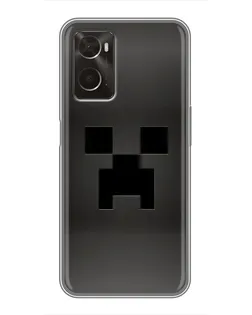 Чохол для OPPO A96 з картинкою «Чорний кріпер градієнт»