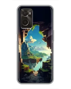 Чохол для OPPO A96 з картинкою «Вид з печери»