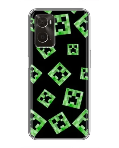 Чохол для OPPO A96 з картинкою «Паттерн з кріперами» Чохол для OPPO A96 з картинкою «Паттерн з кріперами»