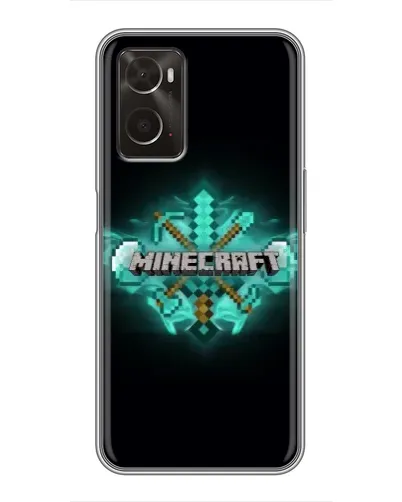 Чохол для OPPO A96 з картинкою «Minecraft Diamond лого» Чохол для OPPO A96 з картинкою «Minecraft Diamond лого»