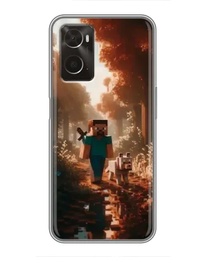 Чохол для OPPO A96 з картинкою «Стів у лісі» Чохол для OPPO A96 з картинкою «Стів у лісі»