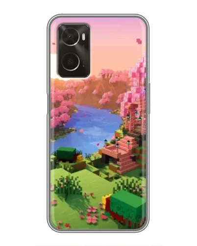 Чохол для OPPO A96 з картинкою «Рожеве дерево Minecraft» Чохол для OPPO A96 з картинкою «Рожеве дерево Minecraft»