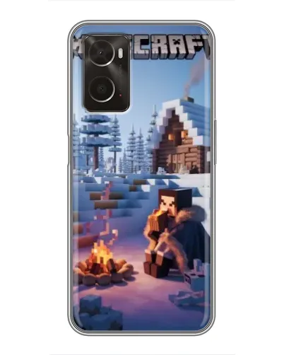 Чохол для OPPO A96 з картинкою «Зимовий Minecraft» Чохол для OPPO A96 з картинкою «Зимовий Minecraft»