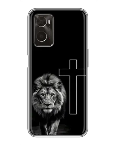 Чохол для OPPO A96 з картинкою «Лев та Хрест»