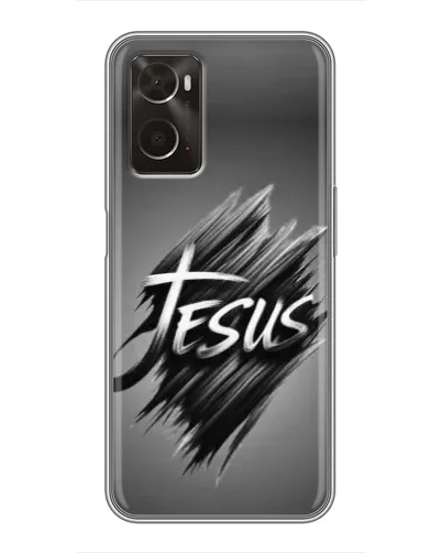Чохол для OPPO A96 з картинкою «Напис Jesus Graffiti»