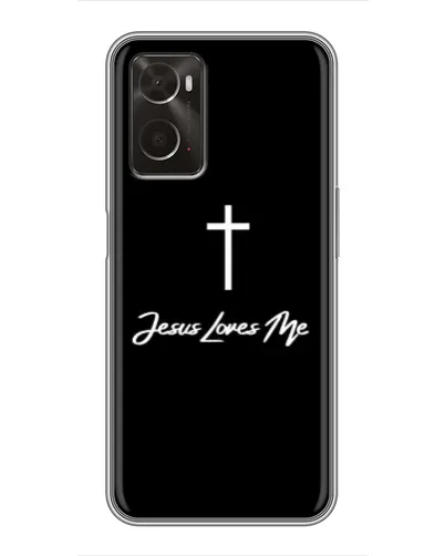 Чохол для OPPO A96 з картинкою «Ісус любить тебе»