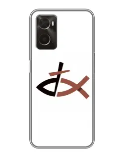 Чохол для OPPO A96 з картинкою «Риба та хрест»