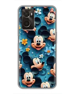 Чохол для OPPO A96 з картинкою «Паттерн Міккі та Мінні»