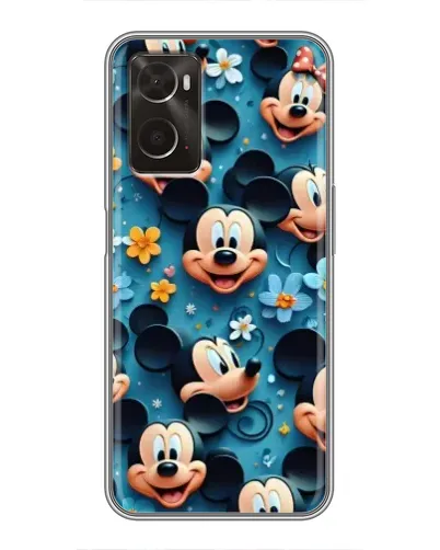 Чохол для OPPO A96 з картинкою «Паттерн Міккі та Мінні»